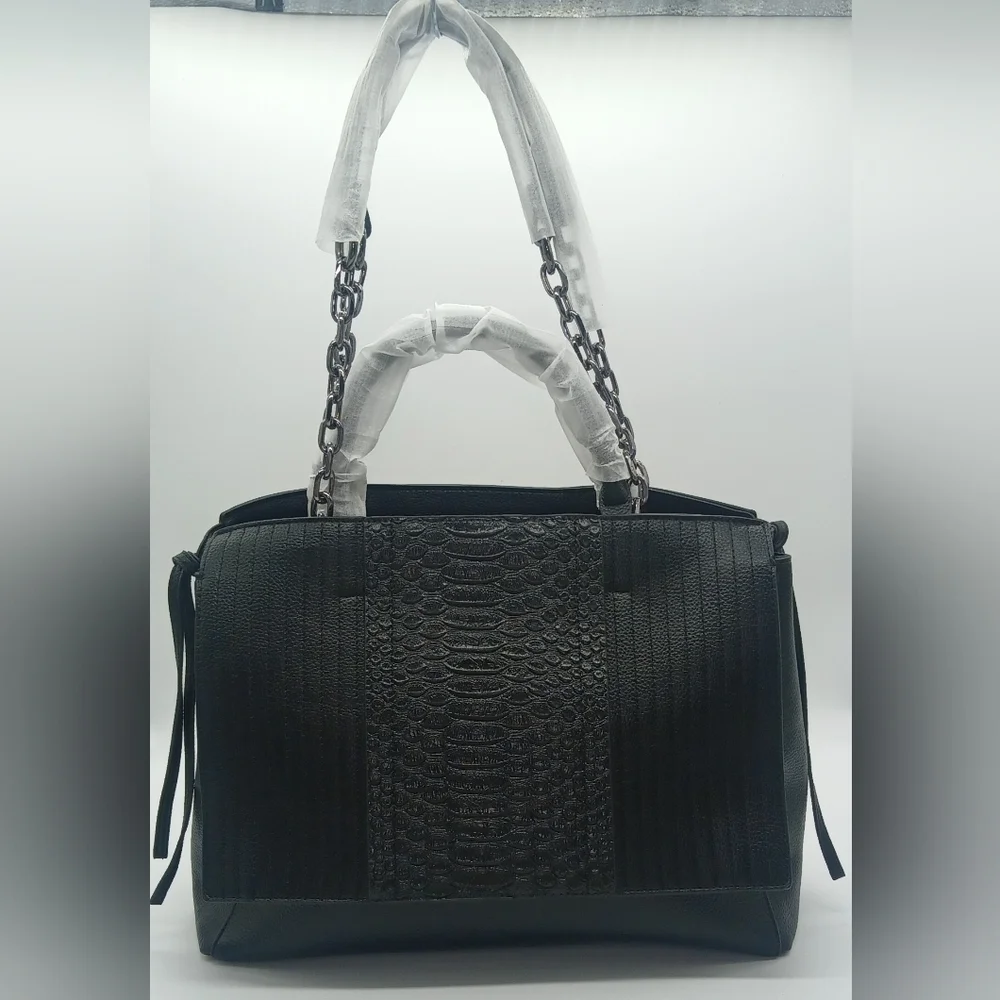 Crocodile Faux Leather Office/Laptop Large Shoulder Handbag​​